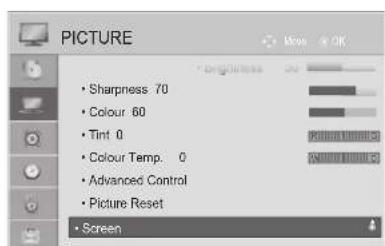 LG 32LD450C - Adjustment for screen Position, Size, Phase - 1