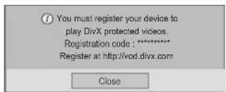 LG 32LD450C - DIVX REGISTRATION CODE - 3