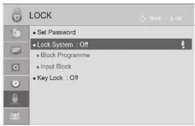 LG 32LD450C - SET PASSWORD &amp; LOCK SYSTEM - 1
