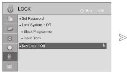 LG 32LD450C - KEY LOCK - 1