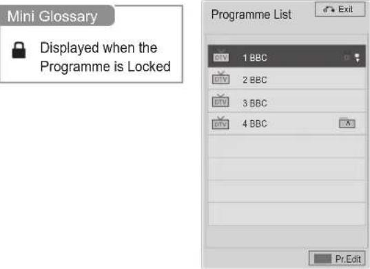 LG 32LD450C - SELECTING THE PROGRAMME LIST - 1