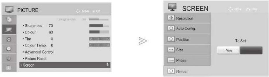 LG 32LD450C - Screen Reset - 1