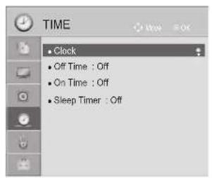 LG 32LD450C - CLOCK SETUP - 1