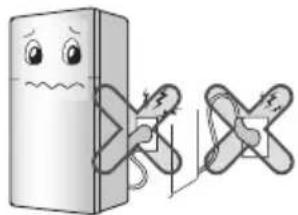 LG GC-D432HLAM - Do not allow the power plug to face upward - 1