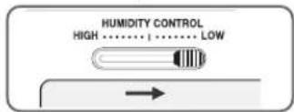 LG GR-L207BPKV - Humidity control in the vegetable compartment - 3