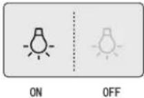 LG GR-L207BPKV - This button turn the dispenser light in the dispenser on and off. - 2