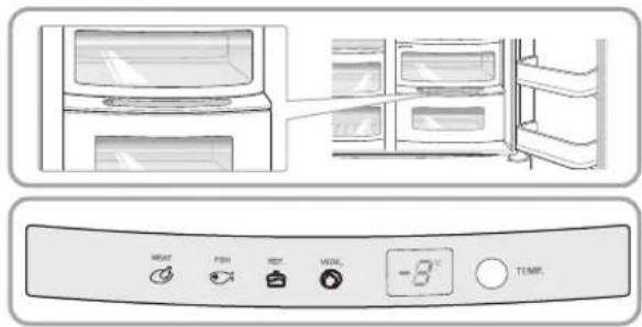 LG GR-L207BPKV - Temperature Change at Miracle Zone (Applicable to some models only) - 1