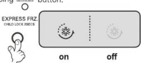 LG GR-L207BPKV - Please select this function for prompt freezer. - 1