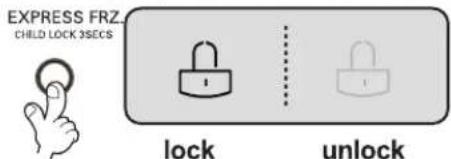 LG GR-L207BPKV - This button stops operation of different button. - 1