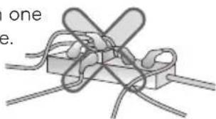 LG GT-442BPLE - Do not use many power outlets. - 1