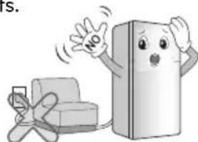 LG GT-442BPLE - Do not allow the power plug to face upward - 2