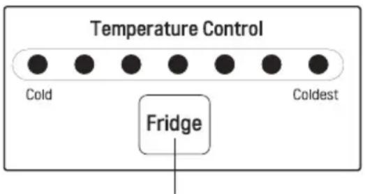 LG GT-442BPLE - CONTROLS FOR REFRIGERATOR COMPARTMENT - 1