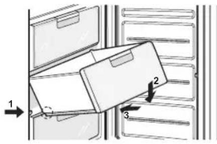 LG GC-306NP - REMOVAL AND INSTALLATION OF DRAWERS IN FREEZING COMPARTMENT - 2