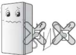 LG GL-549GEX4 - upward or to be squeezed at the back of the refrigerator. - 1