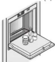 LG GC-L227ALYV - Use the minibar door as a stand - 1