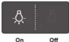 LG GC-L227ALYV - This button turn the dispenser light on and off. - 2