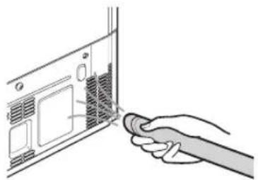 LG GC-L22FTQBL - Cleaning the Condenser Cover - 1