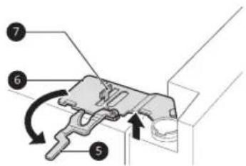 LG GC-L22FTQBL - Removing the Left Fridge Door - 3