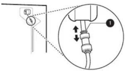 LG GC-L22FTQBL - Removing the Left Fridge Door - 1