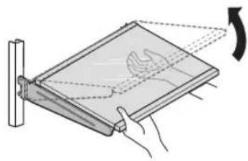 LG GC-L22FTQBL - Removing/Refitting the Shelf - 1