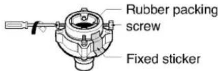 LG WF-S5605PP - Loosen the fixed nuts to connect the connector to the tap - 1