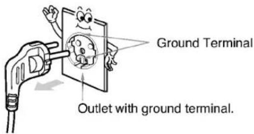 LG WF-S5605PP - Grounding Method with Ground insert space Terminal - 1