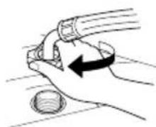 LG WF-T1510PBK - Connecting Water Supply Hose to the machine - 1
