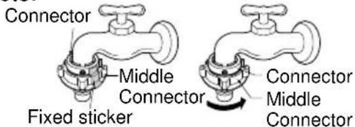 LG WF-T1510PBK - Fixing Upper Connector and Middle Connector - 1