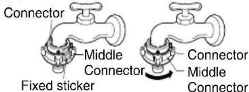 LG WF-T7519JG - Fixing Upper Connector and Middle Connector - 1