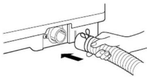 LG WF-T7519JG - How to connect the drain hose - 1