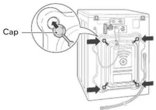 LG FH069FD6L - Unpacking and removing shipping bolts - 3