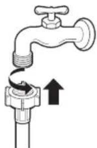 LG FH069FD4P - Connecting the water lines - 2