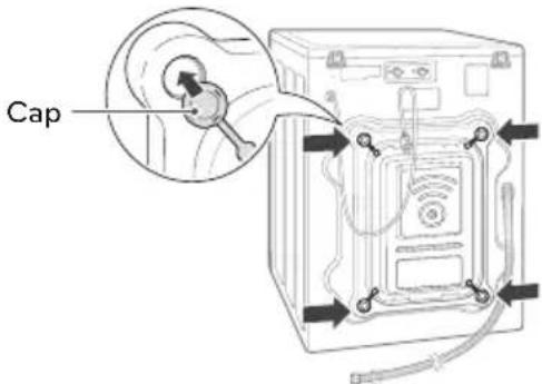 LG FH069FD4P - Unpacking and removing shipping bolts - 3