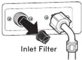 LG FH069FD4P - Cleaning the water inlet filters - 2