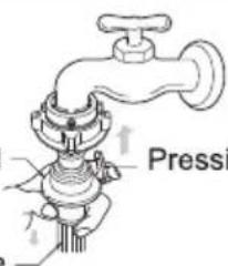 LG T9508TEFTW - Connecting Middle Connector and Water Supply Hose - 1
