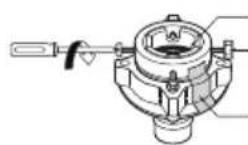 LG T9508TEFTW - Loosen the fixed nuts to connect the connector to the tap - 1