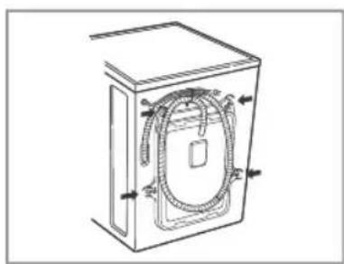 LG FH0G6QDNL42 - ■ Removing transit bolts - 1
