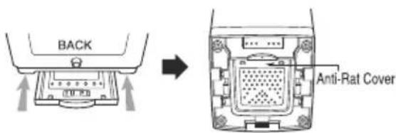 LG T7581NDD - Distance between drain hose and the wall - 2