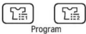 LG T7581NDD - Press the PROGRAM button to select the washing program. - 1
