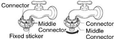 LG T7581NDD - Fixing Upper Connector and Middle Connector - 1