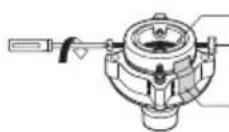 LG T7581NDD - Loosen the fixed nuts to connect the connector to the tap - 1