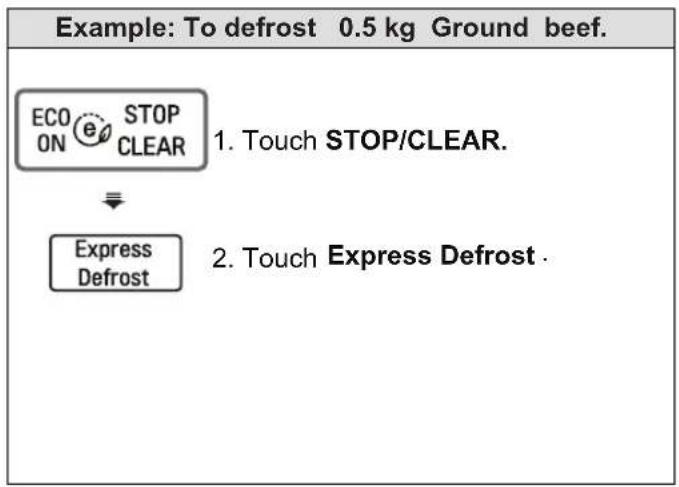 LG MS3042G1 - EXPRESS DEFROST - 1
