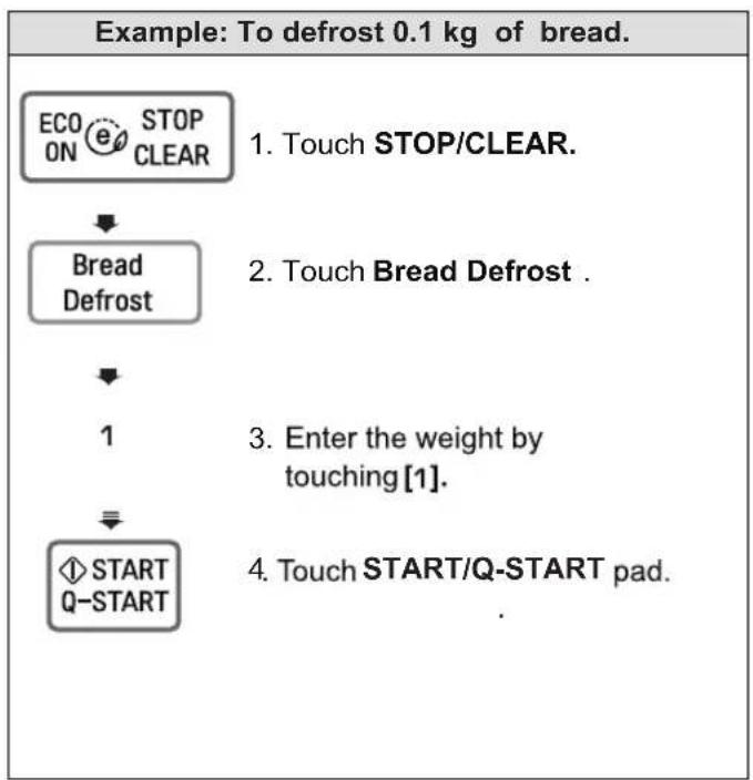 LG MS3042G1 - BREAD DEFROST - 1