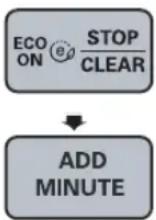 LG MS2041F - Example : To set ADD MINUTE cooking 2 minutes. - 1