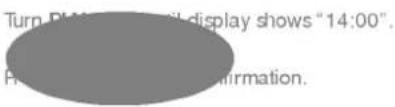 LG MS-256P - Setting the Clock - 6
