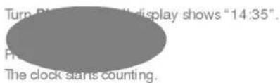 LG MS-256P - Setting the Clock - 8