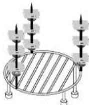 LG MC-767WS - Multipurpose Rotisserie Low Rack / सल्टीपरपण: रोटेसरी लो रैक - 4