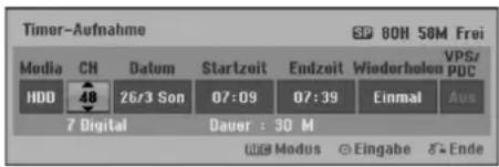 LG RH2T7 - Timer-Aufnahme - 1
