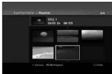 LG RH2T7 - Hinzufügen weiterer Titel/Kapitel zur Playliste VR RAM- - 3