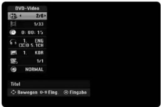 LG RH2T7 - Anzeige von Disc-Informationen auf dem Bildschirm - 2